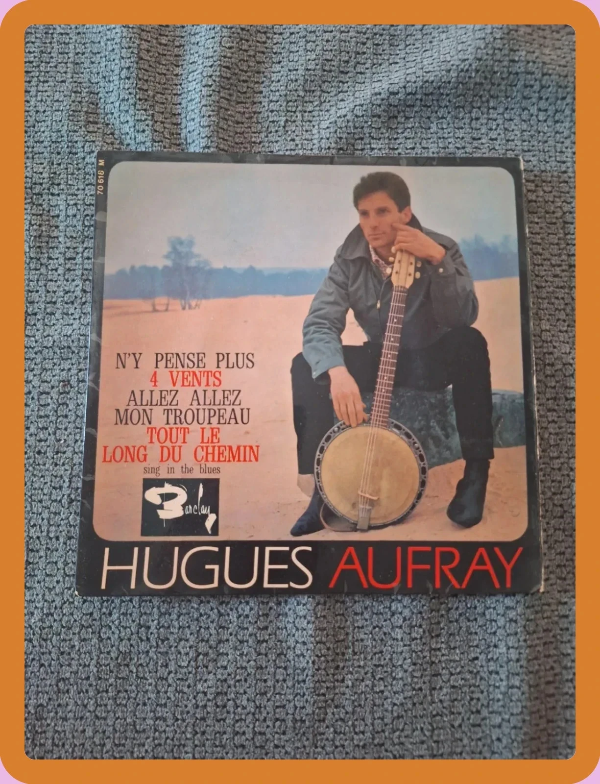 Disque Vinyle Ancien Hugues Aufray Ny Pense Plus